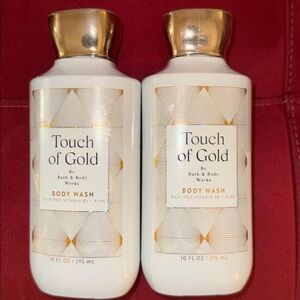 BBW 2pc Touch of Gold  body wash